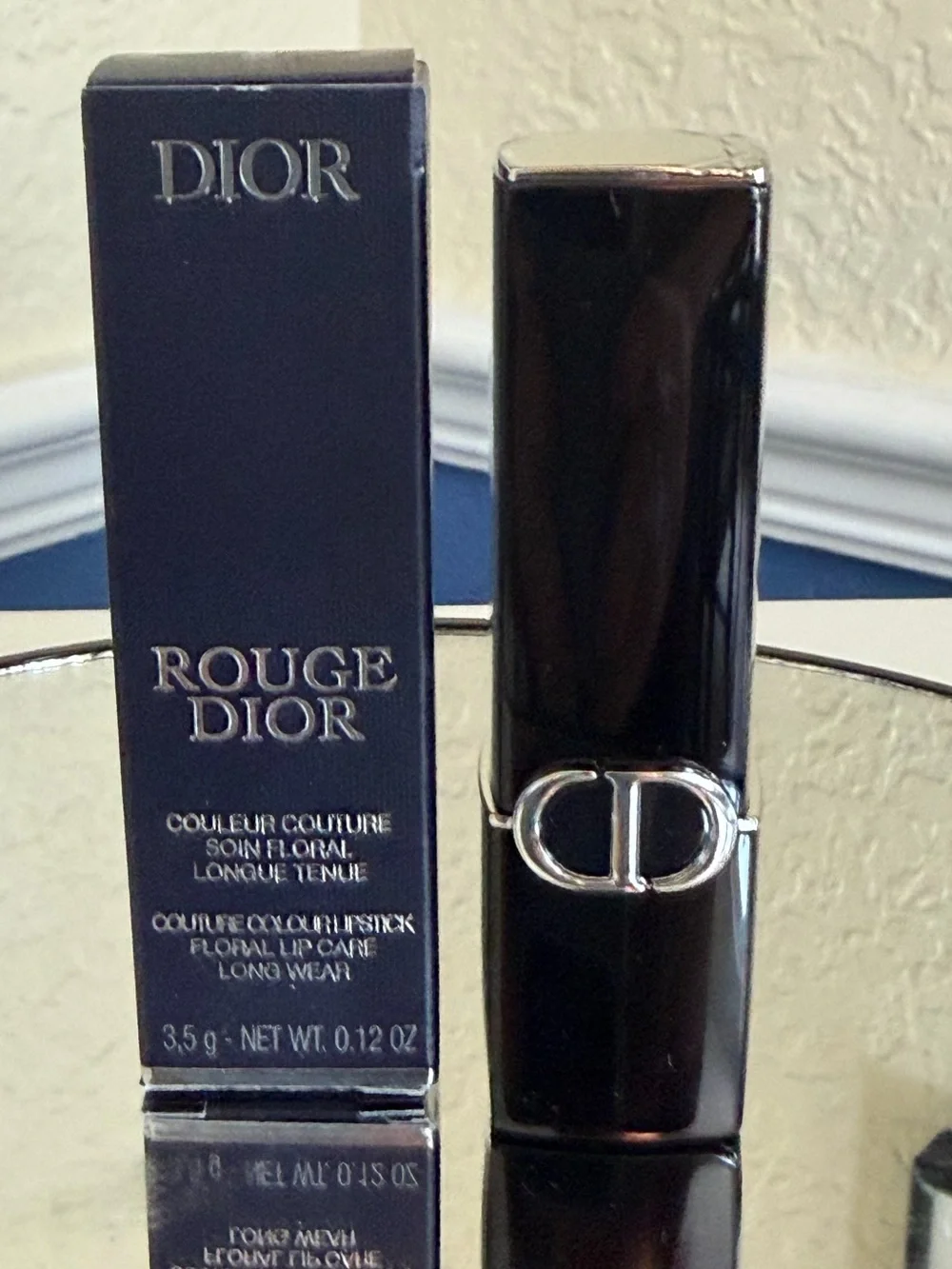 Rouge Dior Couture Colour Lipstick in shade 429 Rose Blues Velvet finish